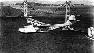 M130 Flying over Golden Gate Bridge