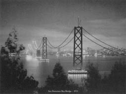 San Francisco Bay Bridge 1935